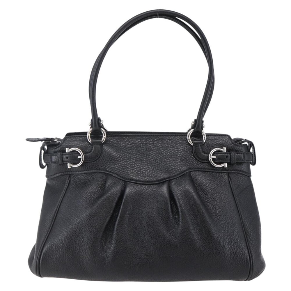 Salvatore Ferragamo Gancini Tote Leather Mini